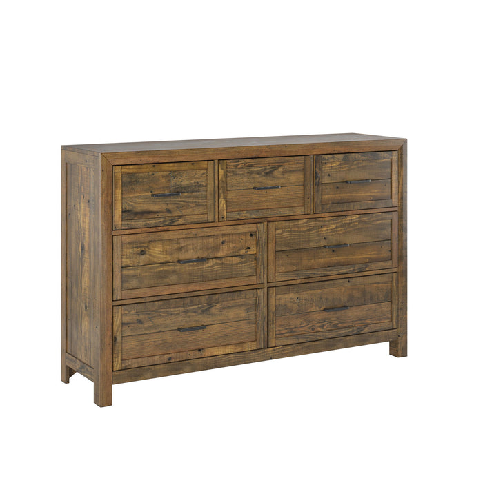7 Drawer Dresser - Brown