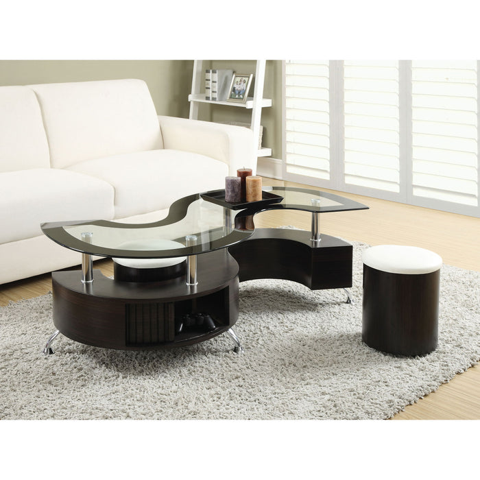 Marley - 3 Piece Coffee Table And Stools Set Furniture Max