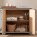 Colette - 6 Door Cabinet Sideboard - Brown Jennifer Taylor Home