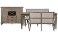 Lancaster - 4 Piece Extendable Rectangular Dining Table Set Magnussen Furniture