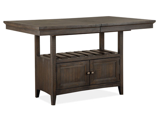 Westley Falls - Counter Dining Table Base - Graphite Magnussen Furniture