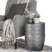 Johnsen - Handcrafted Large Metal Accent Table Simpli-Home