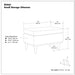 Shiloh - Small Storage Ottoman Simpli-Home