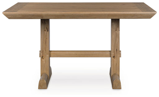 Ridgester - Rectangular Dining Room Counter Table - Light Brown Benchcraft®