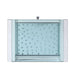 Nysa - 20" X 14" Accent Table - Mirrored & Faux Crystals ACME