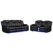 Benz - Power Recliner Set With LED Lighting And USB Charging Matrix Furniture Group