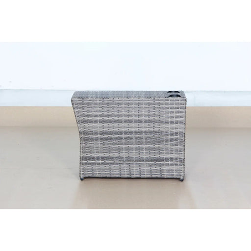 Shick Outdoor Side Table - Gray Mix LSI Patio Furniture