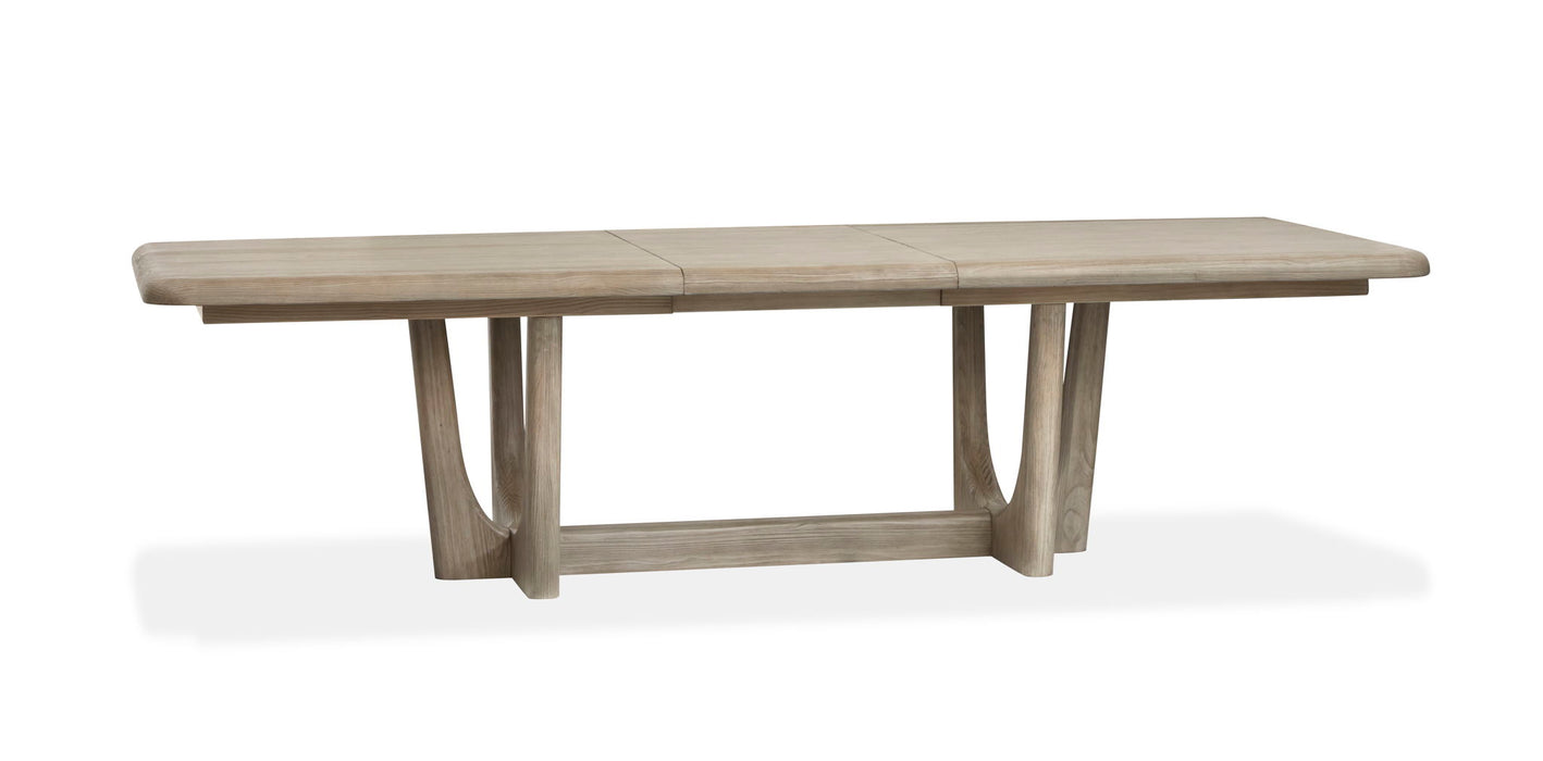 Braelyn - Extendable Trestle Dining Table - Dorian Gray Magnussen Furniture
