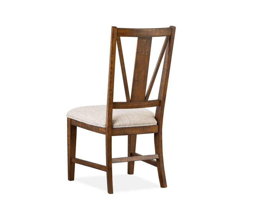 Bay Creek - Dining Side Chair With Upholstered Seat (Set of 2) - Toasted Nutmeg Magnussen Furniture