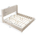 Platform Bed Frame With Headboard, Floor Standing Design Home Essentials