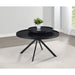 Shayne - Round Top Coffee Table With 2 Tier Design Furniture Max