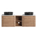 Wall Mounted Bathroom Vanity With Art Sink, 1 Storage Shelf, Soft Close Door Home Essentials