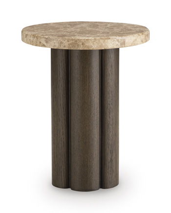 Darimore - Chair Side End Table - Burnished Brown Signature Design by Ashley®