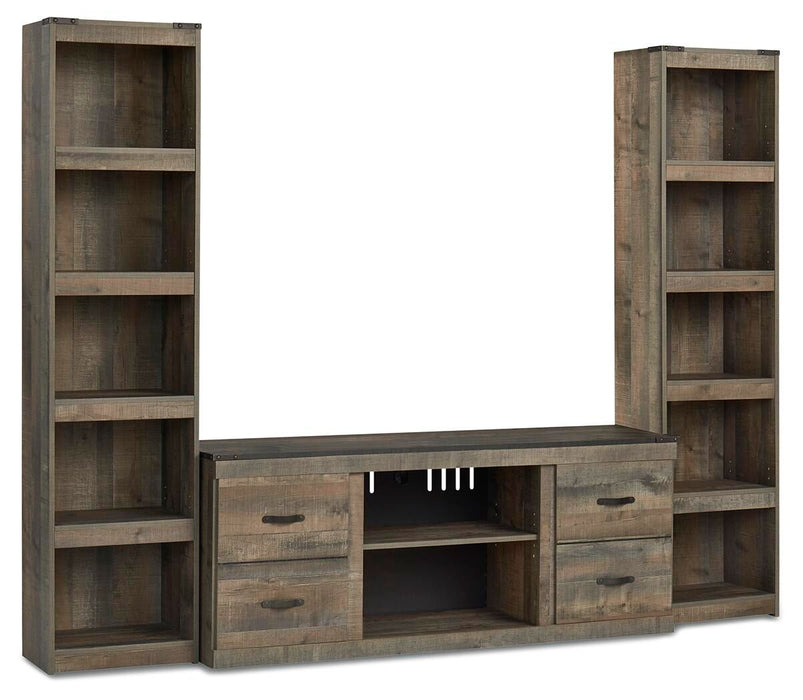 Trinell - 3-Piece Entertainment Center - Brown Signature Design by Ashley®