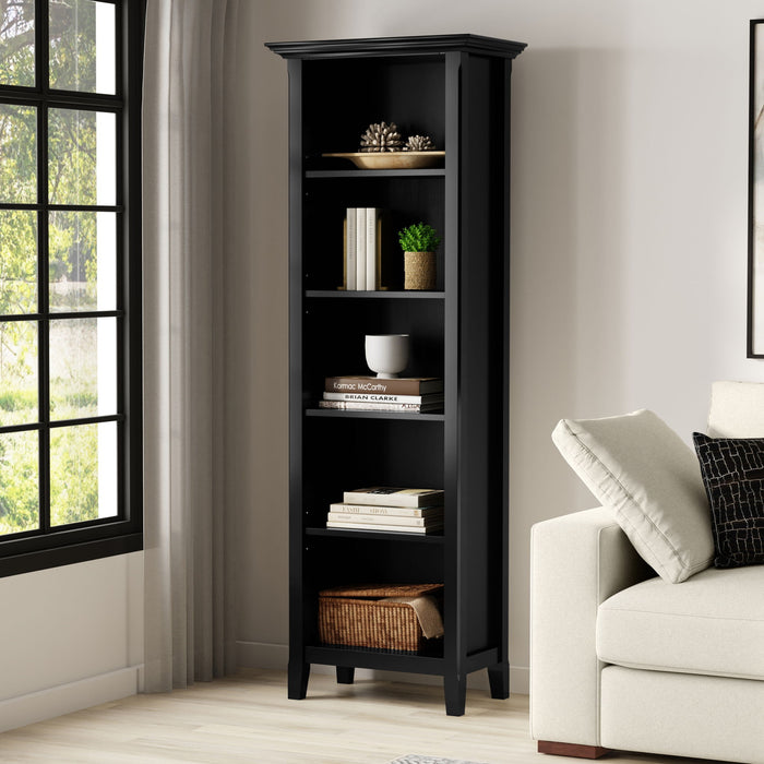 Amherst - 5 Shelf Bookcase, Handcrafted Simpli-Home