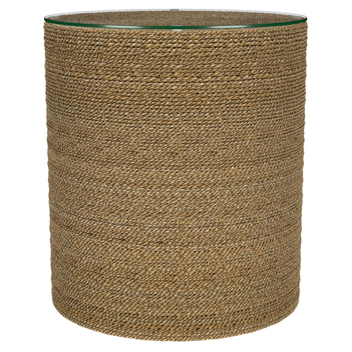 Burma - Round Side Table - Light Brown Furniture Max