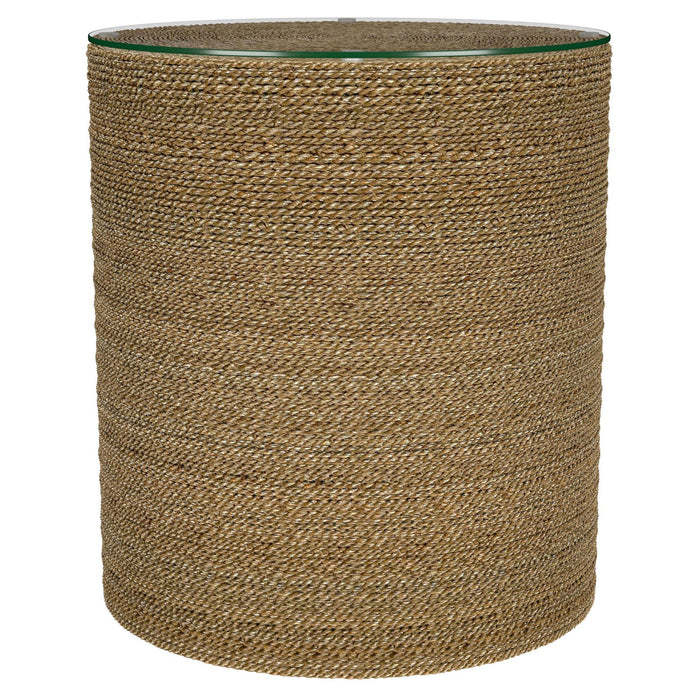 Burma - Round Side Table - Light Brown Furniture Max