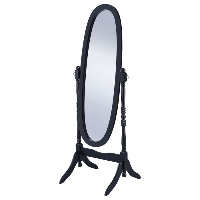Dunne - Cheval Mirror With Oval Frame Furniture Max