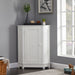 Bathroom Cabinet Triangle Corner Storage Cabinet With Adjustable Shelf Modern Style Hearth and Haven