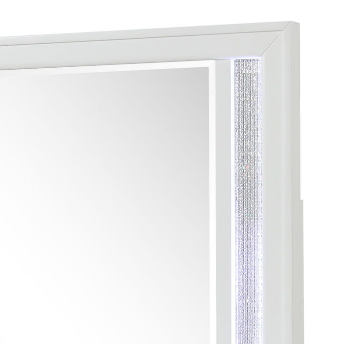 Abigale - Mirror For Dresser Top Made With LED (Includes Only Mirror) - White Matrix Furniture Group