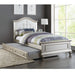Contemporary Style Bed With Trundle Home Essentials