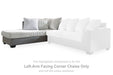 Clairette Court - Laf Corner Chaise - Alloy Benchcraft®