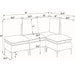 Upholstered Modular Sectional With Tall Legs, Medium Firm Seat Home Essentials