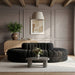 Rummi - Oval Velvet Performance Fabric Upholstered 6 Piece Modular Sectional Meridian Furniture
