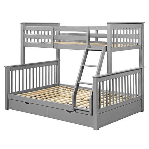 Haley II - Twin Over Full Bunk Bed With Storage ACME
