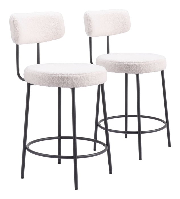 Blanca - Counter Stool (Set of 2) - Ivory