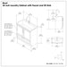 Reed - Deluxe Laundry Cabinet With Pull-Out Faucet And Stainless Steel Sink Simpli-Home