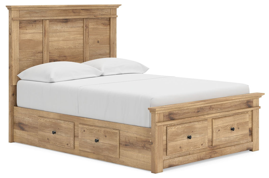 Makidern - Panel Storage Bed With 2 Under Bed Storage Units Signature Design by Ashley®