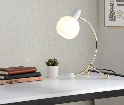 Eileen - Contemporary Task Lamp - Gold / White Lumi Source