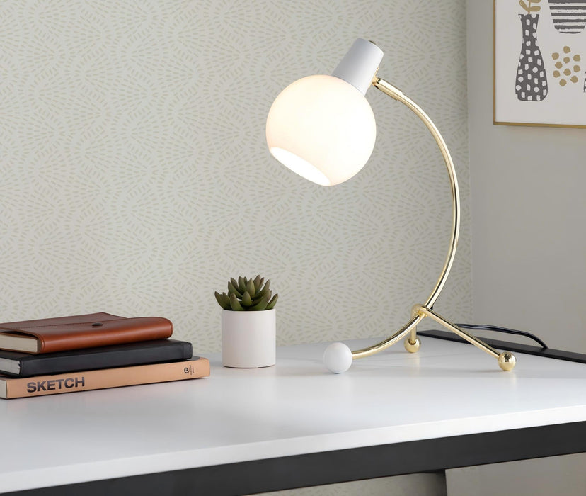 Eileen - Contemporary Task Lamp - Gold / White Lumi Source