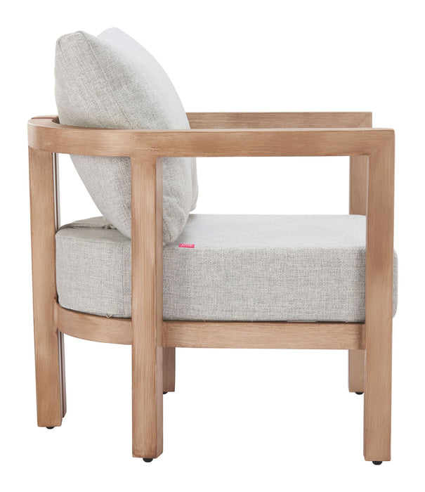 Leto - Outdoor Armchair - Gray Zuo Modern