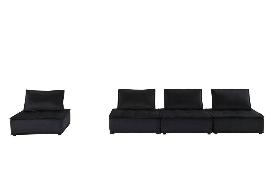 Anna - Stylish Sectional Sofa Ottoman Lilola Home