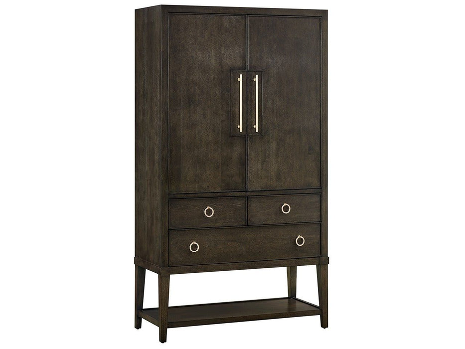Fenwick - Bar Cabinet - Dark Brown Universal Furniture