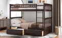 Bunk Bed With Drawers, Convertible Design Hearth and Haven