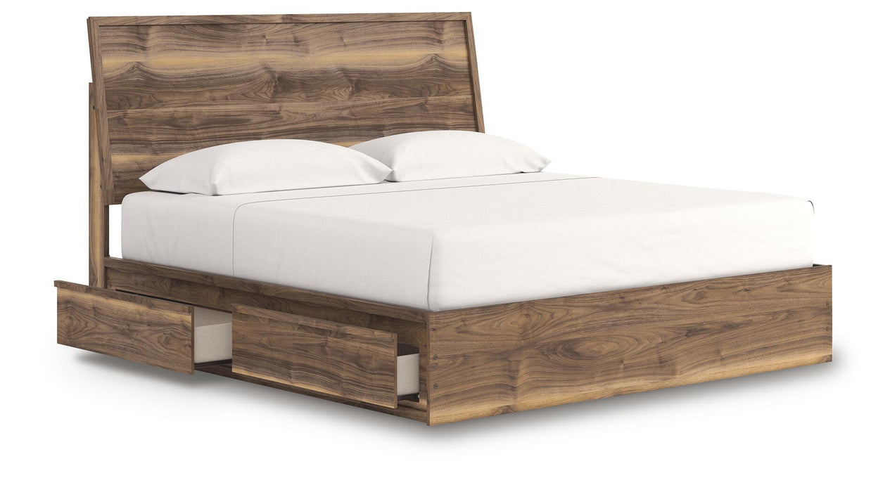Chirason - Panel Bed With Storage Signature Design by Ashley®