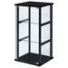Callie - 3 Shelf Curio Cabinet - Black Furniture Max