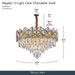 Michael Amini Lighting - Regalia 13-Light Crystal Chandelier - Gold Michael Amini