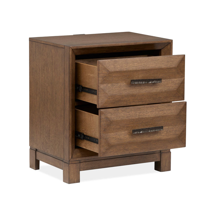 Callisto - Drawer Nightstand - Bourbon Brown Magnussen Furniture