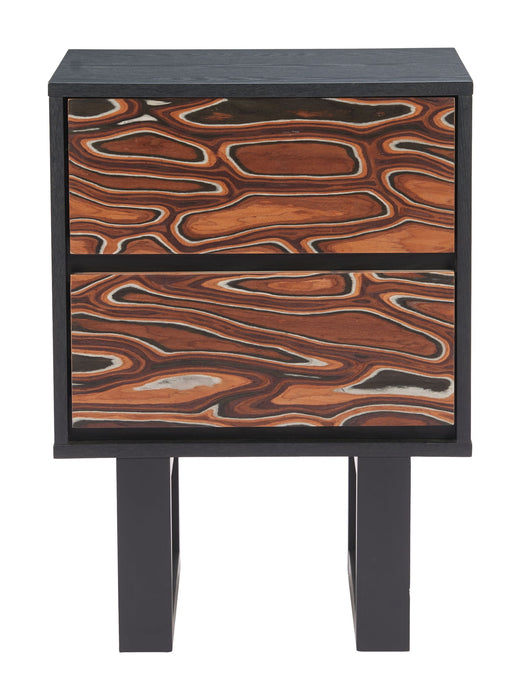 Aremi - Nightstand - Brown / Black Zuo Modern