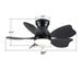 Low Profile Flush Mount Ceiling Fan With Light Daily Nest