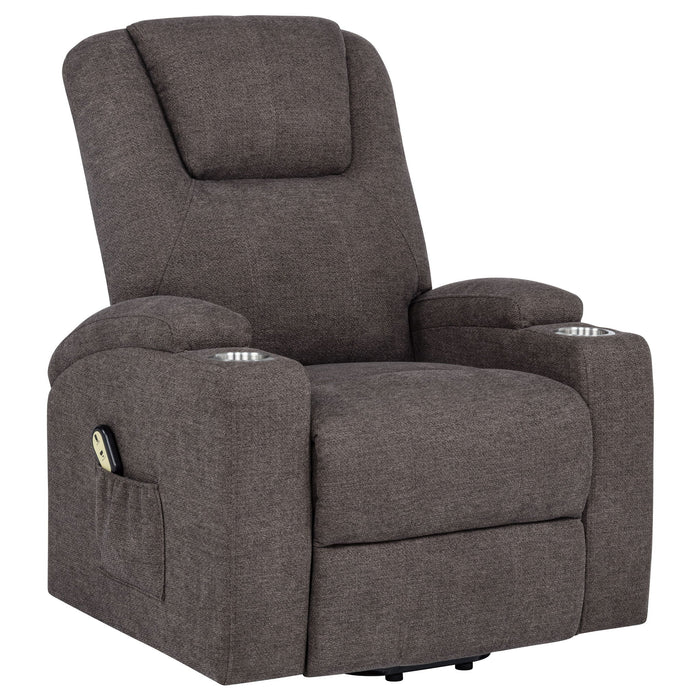 Power Lift Massage Recliner With Heat And Remote Control Furniture Max