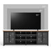 TV Stand Console For TVs Up To 100" - Black / Whiskey Home Essentials