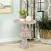 Pedestal Accent Table Elegant Round Top Table - Ivory Furniture Max