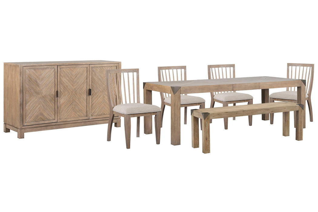 Ainsley - Extendable Rectangular Dining Table Set Magnussen Furniture