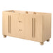 Bathroom Vanity Cabinet Only, 3 Drawers 4 Doors, Soft Close, Adjustable Shelf - Wood Noble House