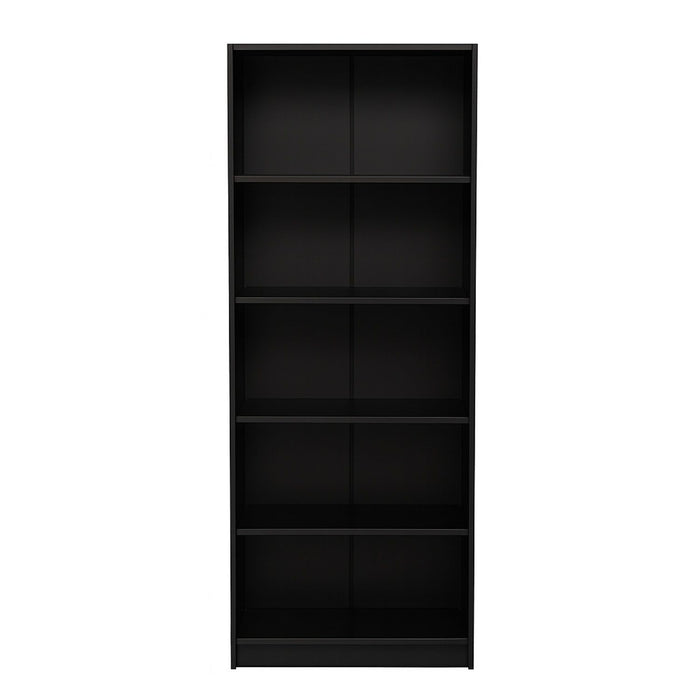 5 Tier Bookshelf Storage Cabinet With Anti-Tip Kit Home Essentials